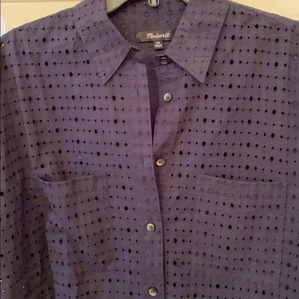 Madewell eyelet shirt - Picture 2 of 5